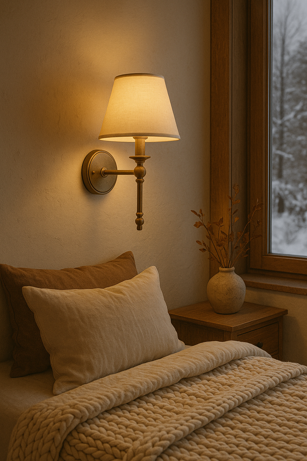 Decorative Bedroom Wall Lamp