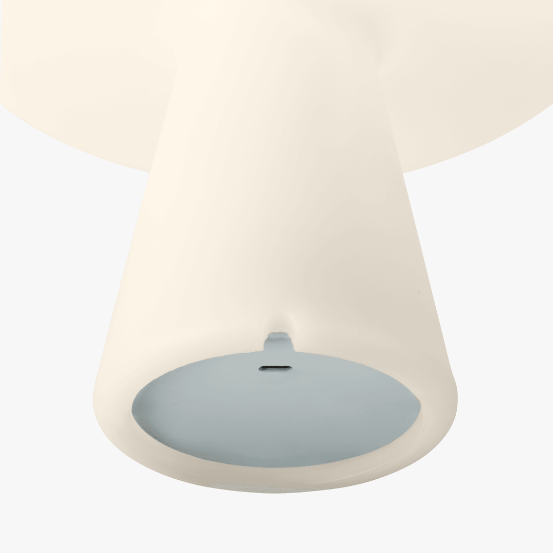 Minimalist Scandinavian White Mushroom Table Lamp