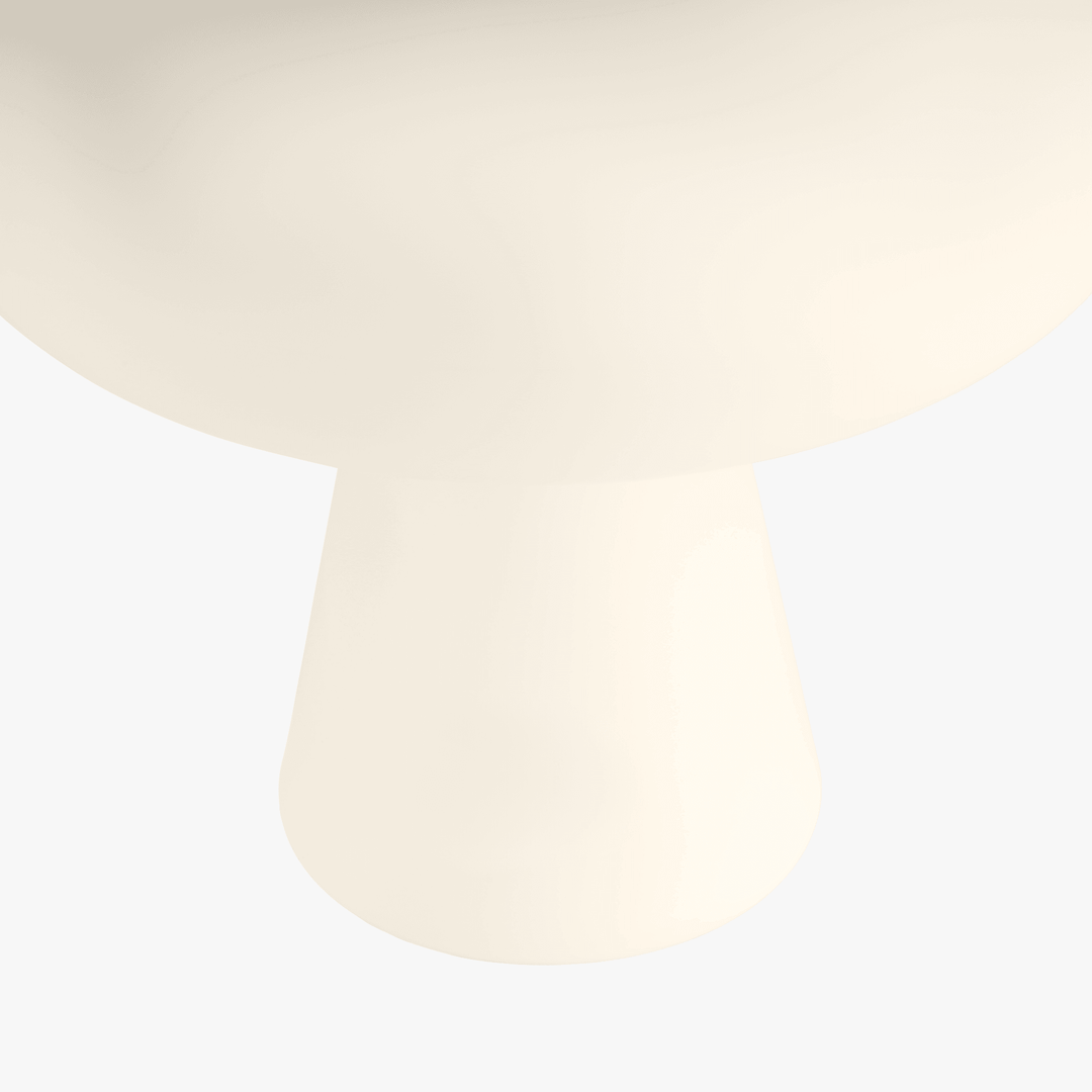 Minimalist Scandinavian White Mushroom Table Lamp