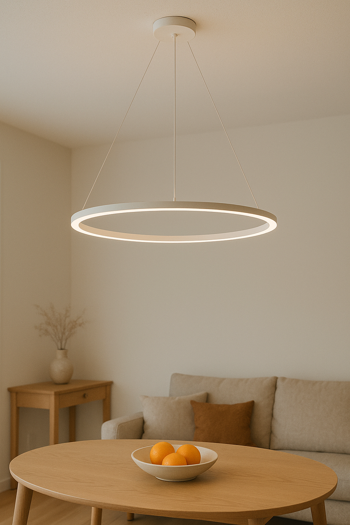 Minimalist Round Ring Chandelier