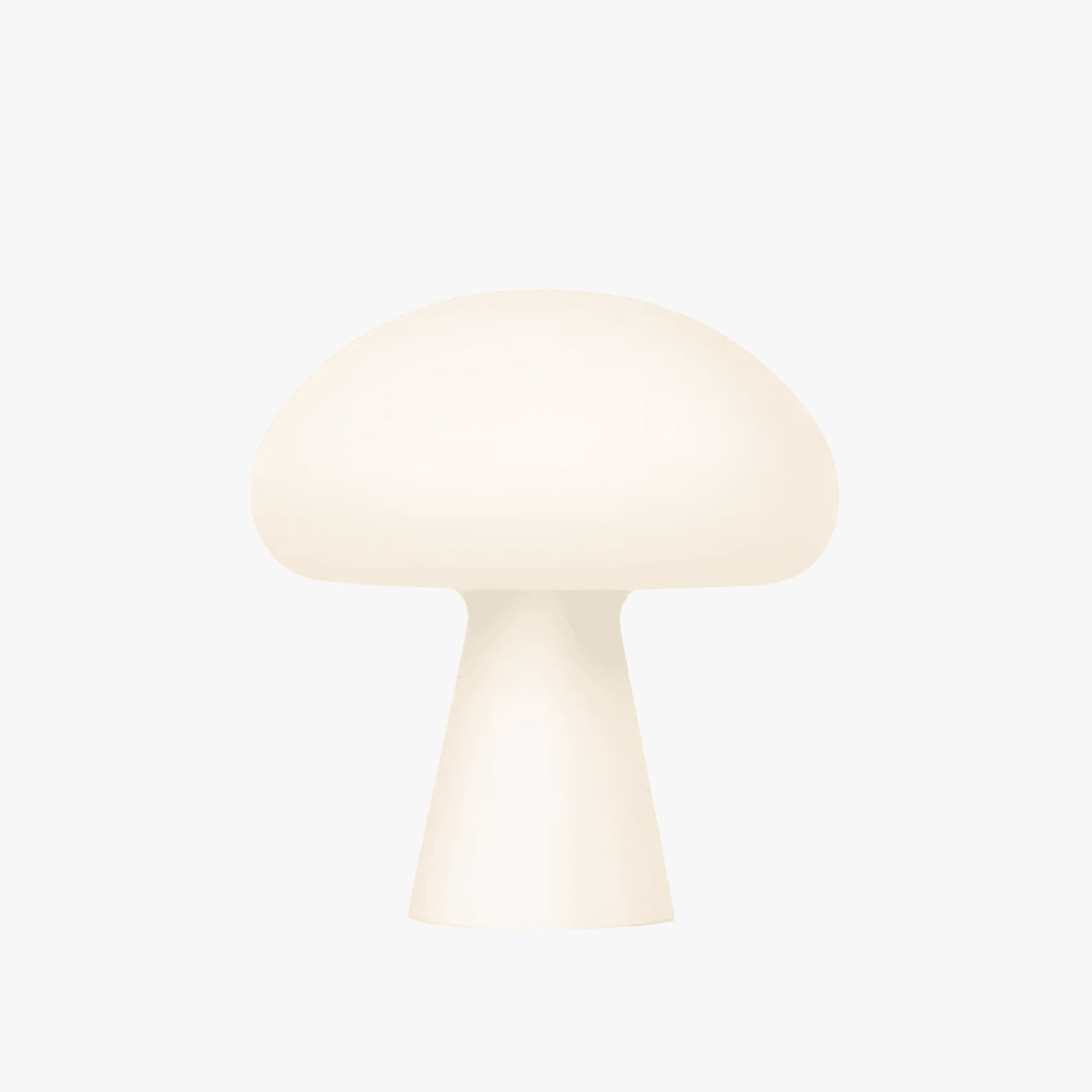 Minimalist Scandinavian White Mushroom Table Lamp